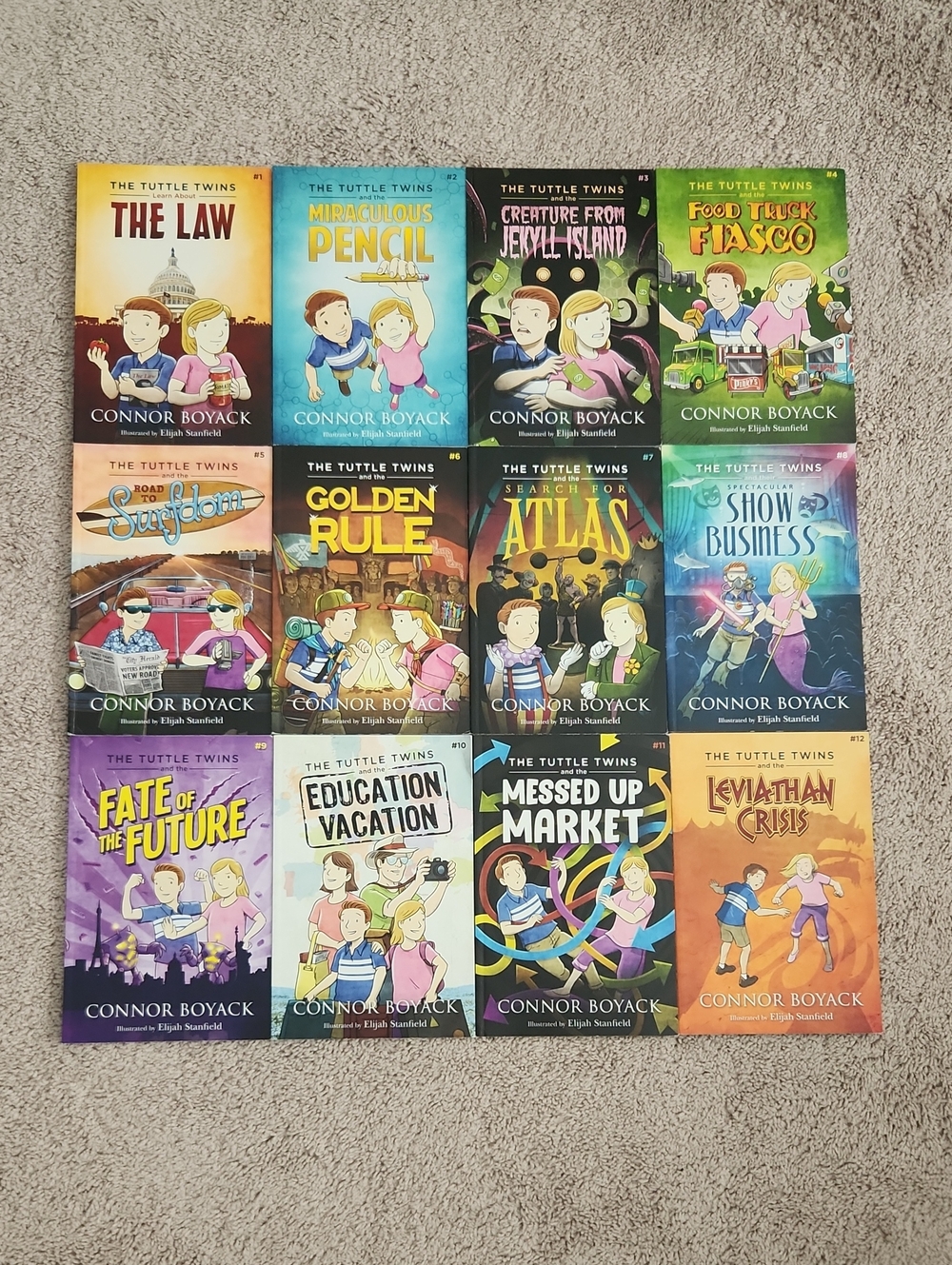 SOLD - Tuttle Twins Book Set - Colorful Illustrated Kids Collection